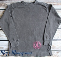 Monogrammed Comfort Colors Sweatshirt