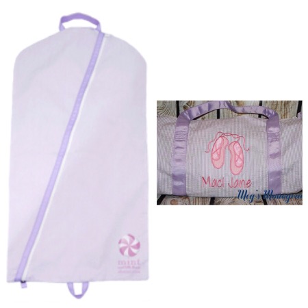 child's garment bag dance