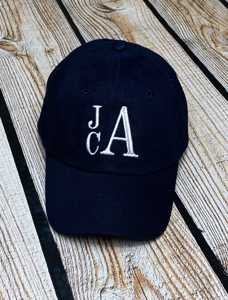 Toddler Hat- Navy with White
