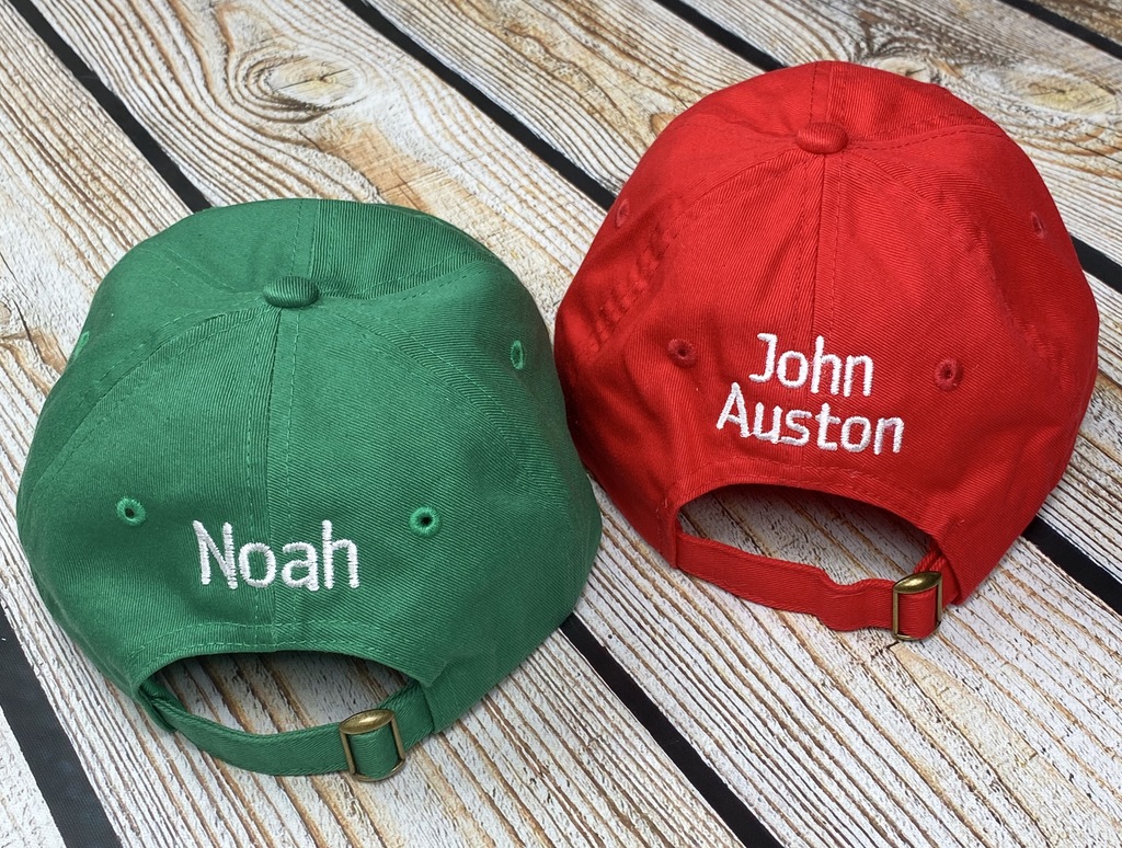 Add a Name to the back of a Hat
