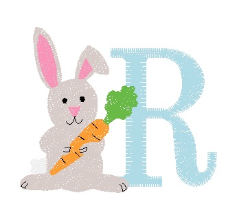 Bunny Holding Carrot on Polo